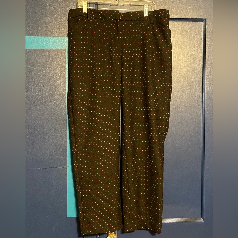 Talbots Polka Dot Ankle Pants
